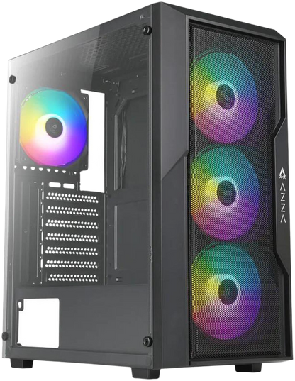 AZZA CSAZ-290 FIGHTER [Black] Mid Tower PC Case