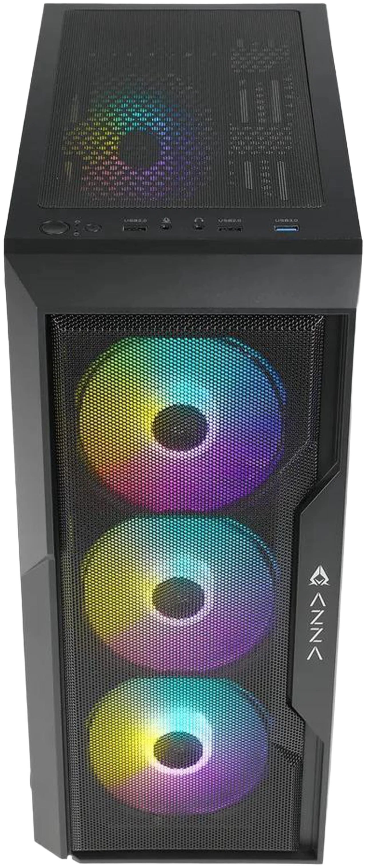 AZZA CSAZ-290 FIGHTER [Black] Mid Tower PC Case