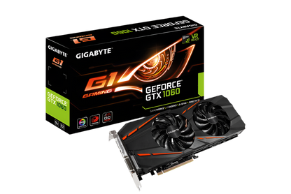 GIGABYTE GeForce GTX 1060 G1 Gaming 6G - Refurbished