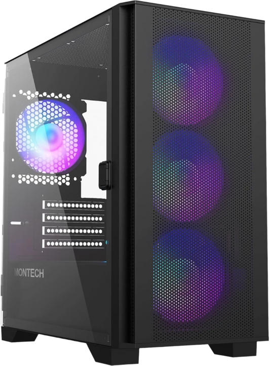 Montech AIR 100 ARGB MICRO-ATX Tower [BLACK]