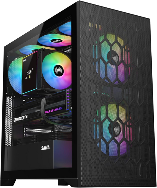 SAMA V Mesh [Black] Mid-Tower PC Case