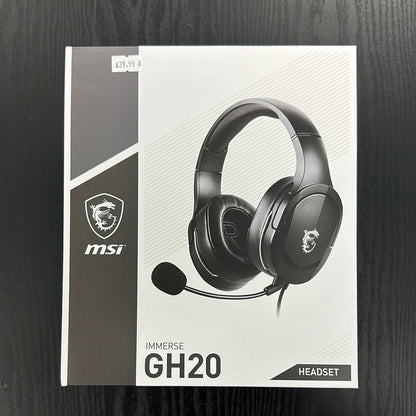 MSI Immerse GH20 Wired Gaming Headphones
