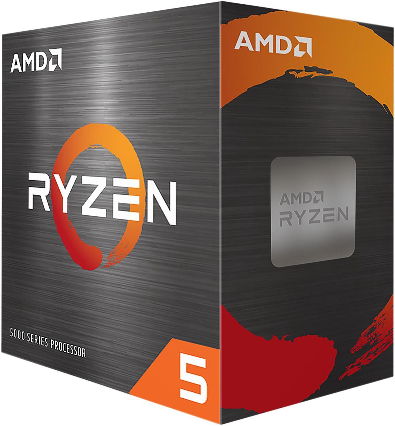 AMD Ryzen 5 5500 - Ryzen 5 5000 Series Cezanne (Zen 3) 6-Core 3.6 GHz Socket AM4 65W None Integrated Graphics Desktop Processor