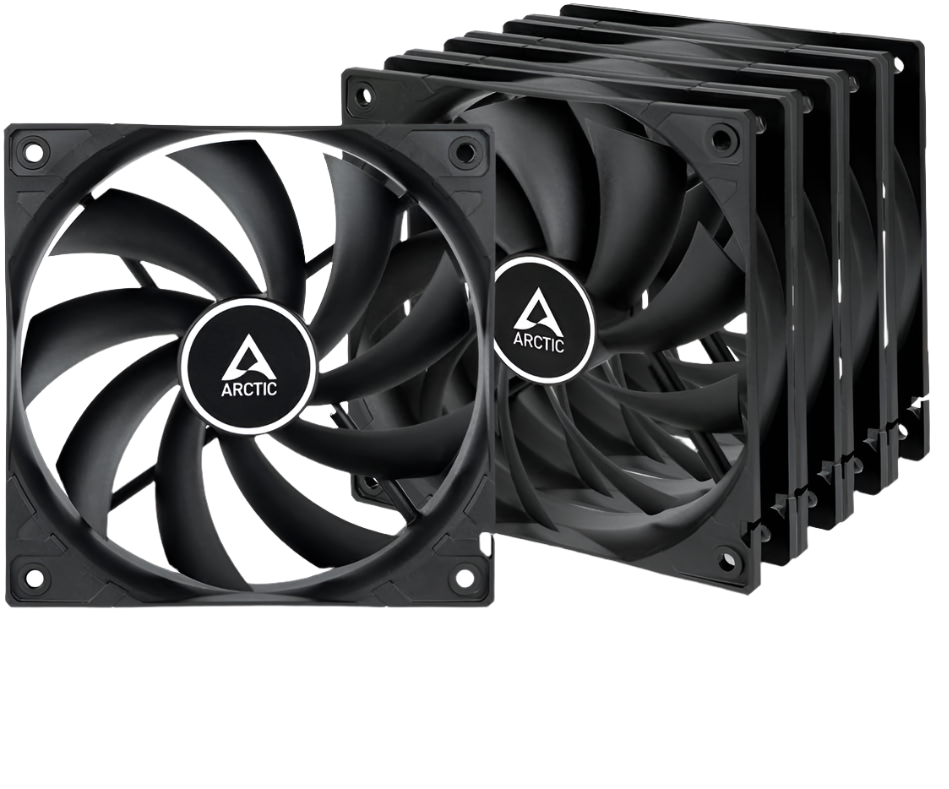 ARCTIC F12 120mm Fan Kit - 5 Pack