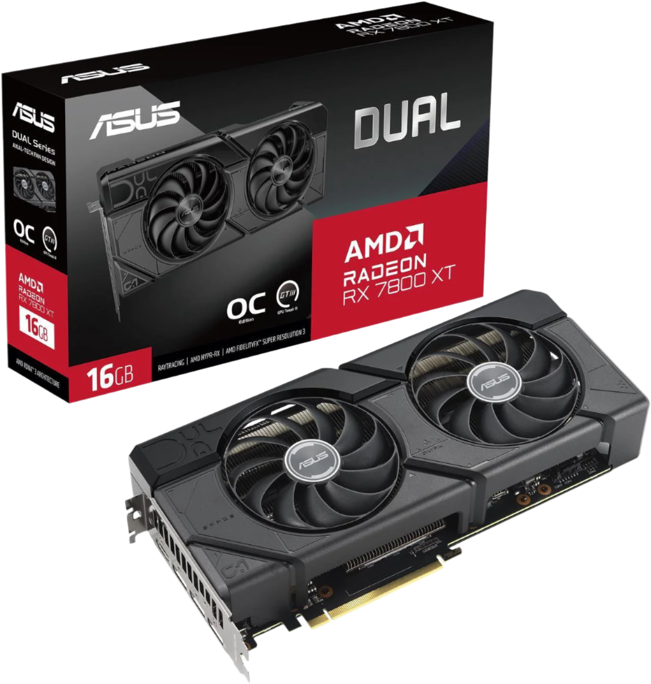 ASUS DUAL AMD Radeon RX 7800 XT OC 16GB