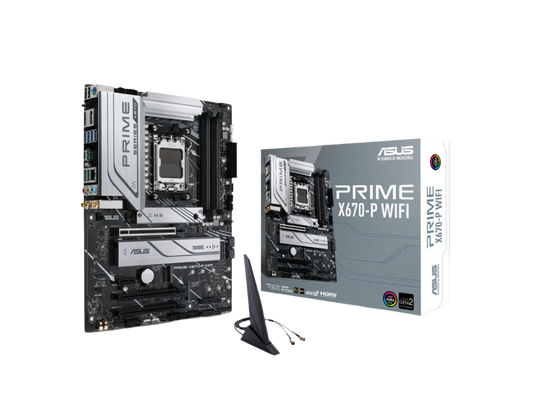 ASUS Prime X670-P WiFi Socket AM5 ATX Motherboard