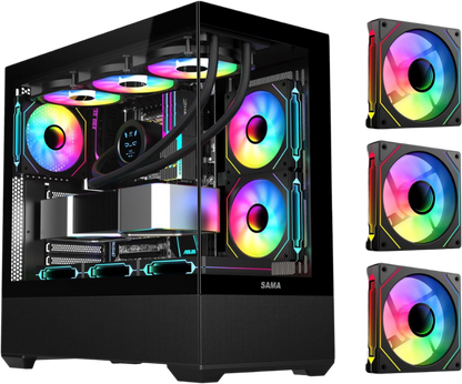 SAMA SV02 ATX PC Case [Black]