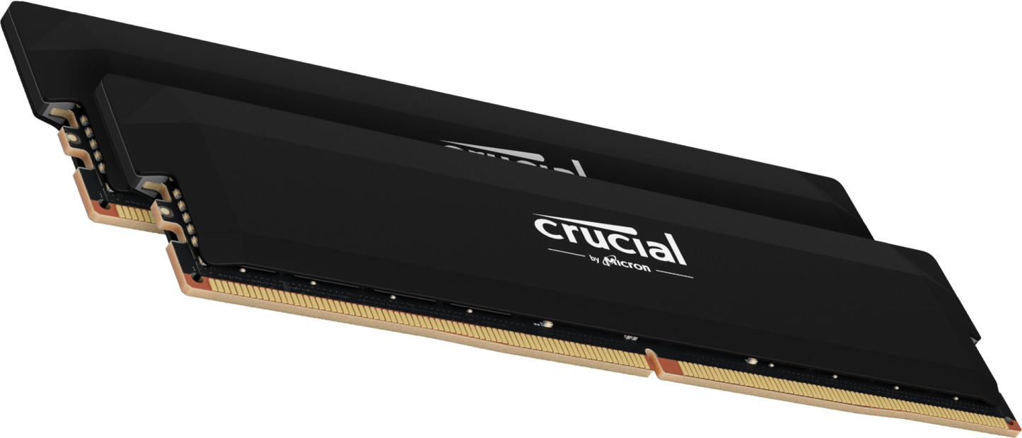 Crucial Pro Overclocking 32GB RAM Kit (16GBx2) DDR5-6000 UDIMM Black