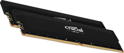 Crucial Pro Overclocking 32GB RAM Kit (16GBx2) DDR5-6000 UDIMM Black