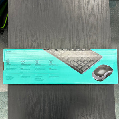 Combo de teclado y mouse Logitech MK270