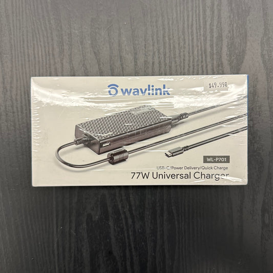 Cargador USB-C universal WAVLINK de 77w