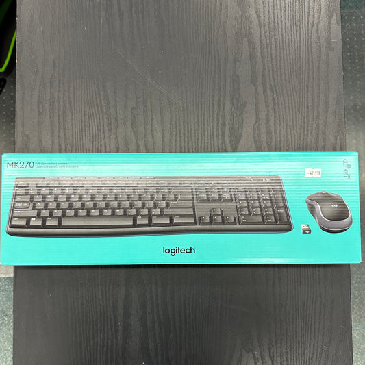 Combo de teclado y mouse Logitech MK270