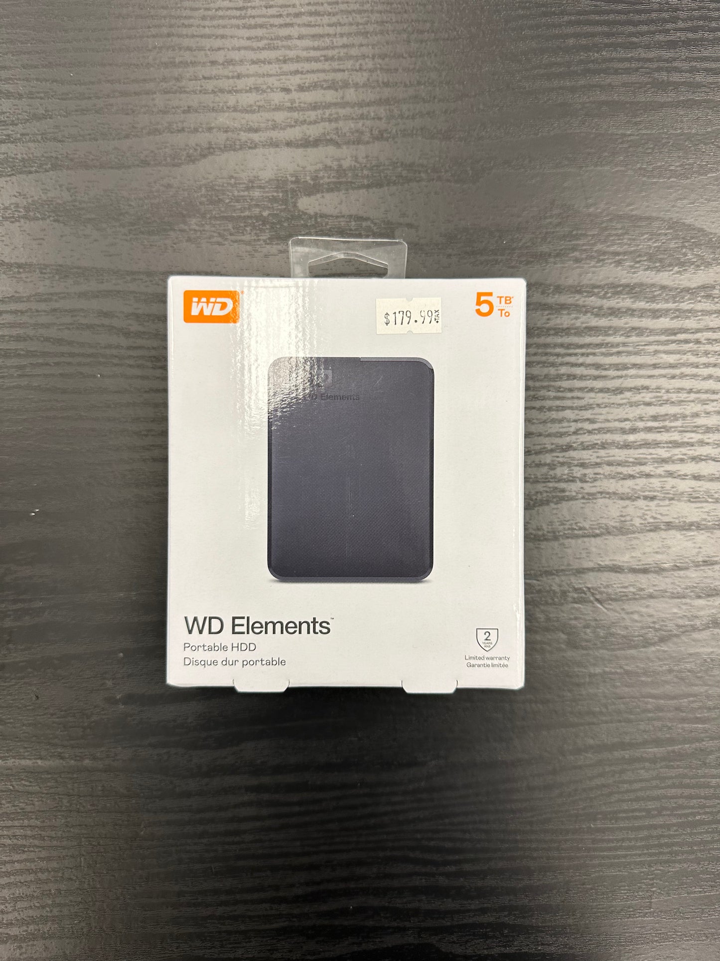 Disco duro portátil WD Elements de 5 TB