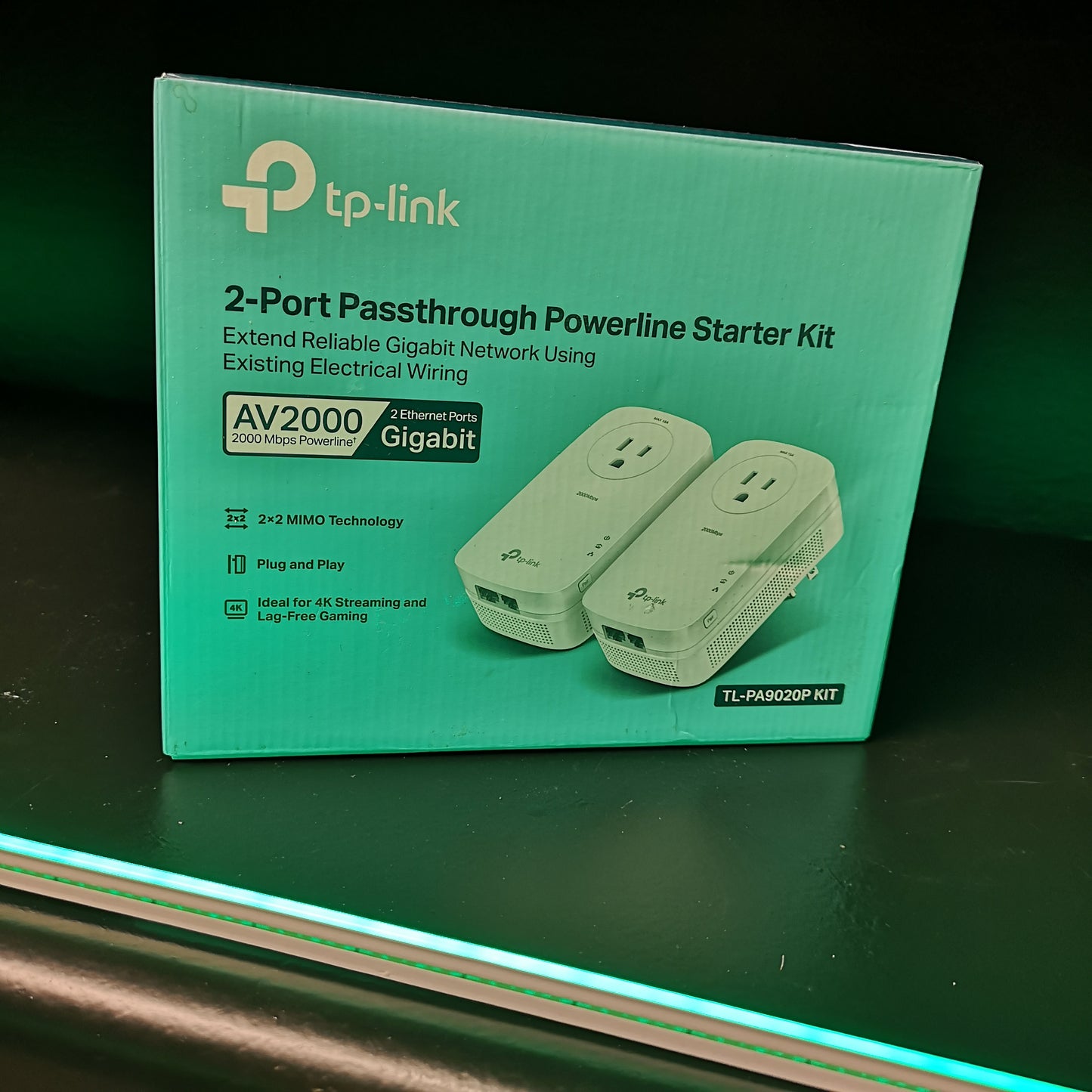 Kit básico Powerline Gigabit de 2 puertos tp-link