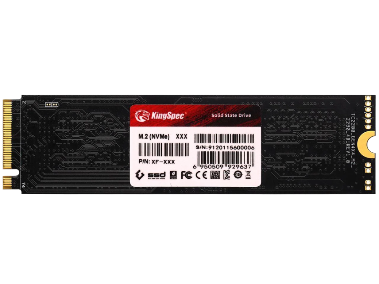 KingSpec 1TB M.2 NVMe 2280 PCIe 4.0 XF Series SSD