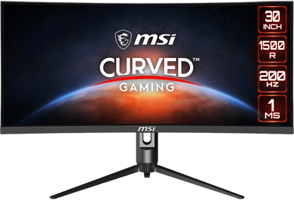 MSI OPTIX MAG301CR 30” 1080P 200Hz WFHD Curved Gaming Monitor - Open Box