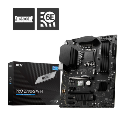 MSI PRO Z790-S LGA 1700 ATX Motherboard with WiFi 6E