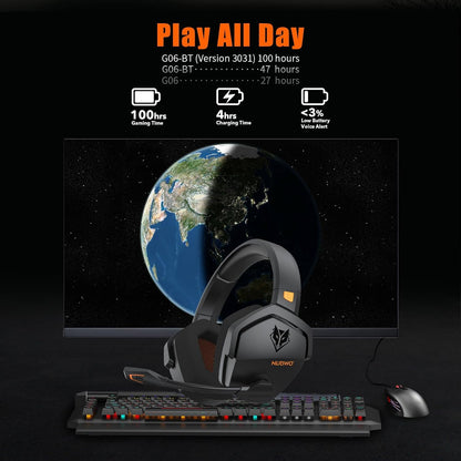 NUBWO G06 Dual Wireless Gaming Headset