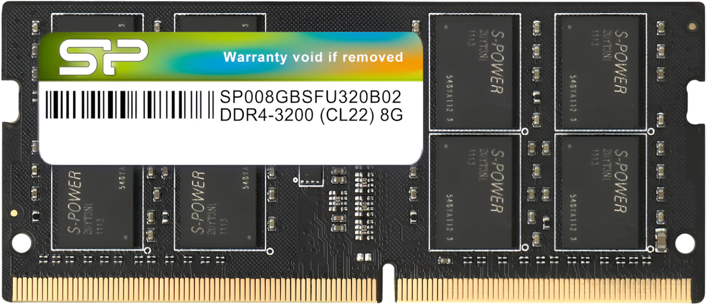 Silicon Power SODIMM 8GB (1x8GB) DDR4 3200MHz RAM Kit