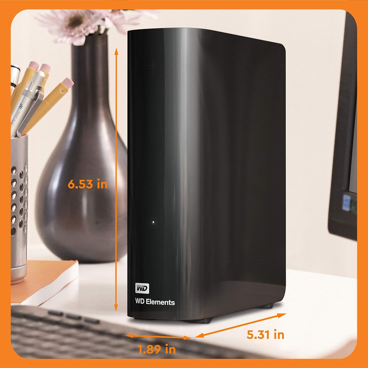 WD Elements 8TB External Hard Drive