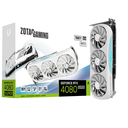 ZOTAC Gaming NVIDIA GeForce RTX 4080 SUPER Trinity OC White Edition 16GB