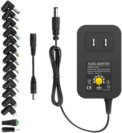 30w Universal AC Power Adapter