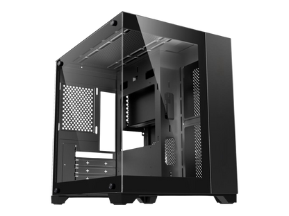 DIYPC CUBE01 Tempered Glass Micro-ATX Case