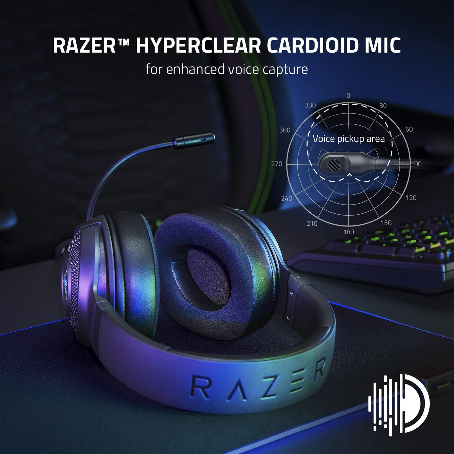 Razer Kraken V3 X Wired Gaming Headphones