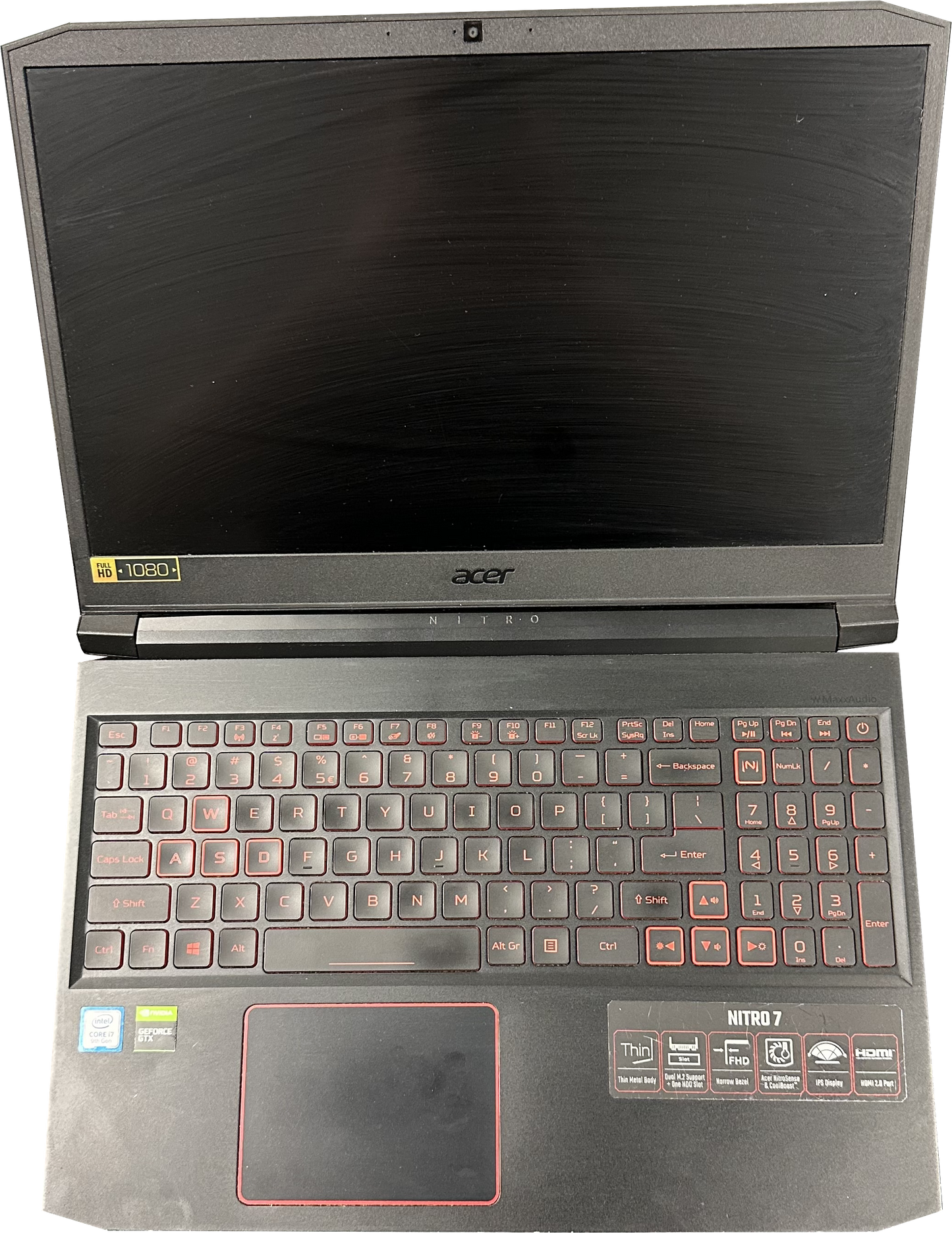 Portátil para juegos Acer NITRO 7 de 15,6” y 60 Hz