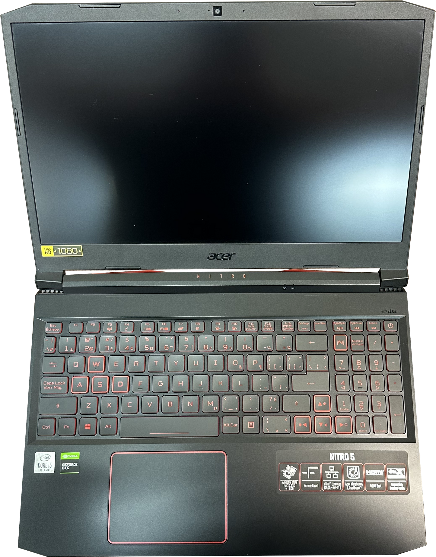 Acer NITRO 5 15.6” 60Hz 1080P Gaming Laptop