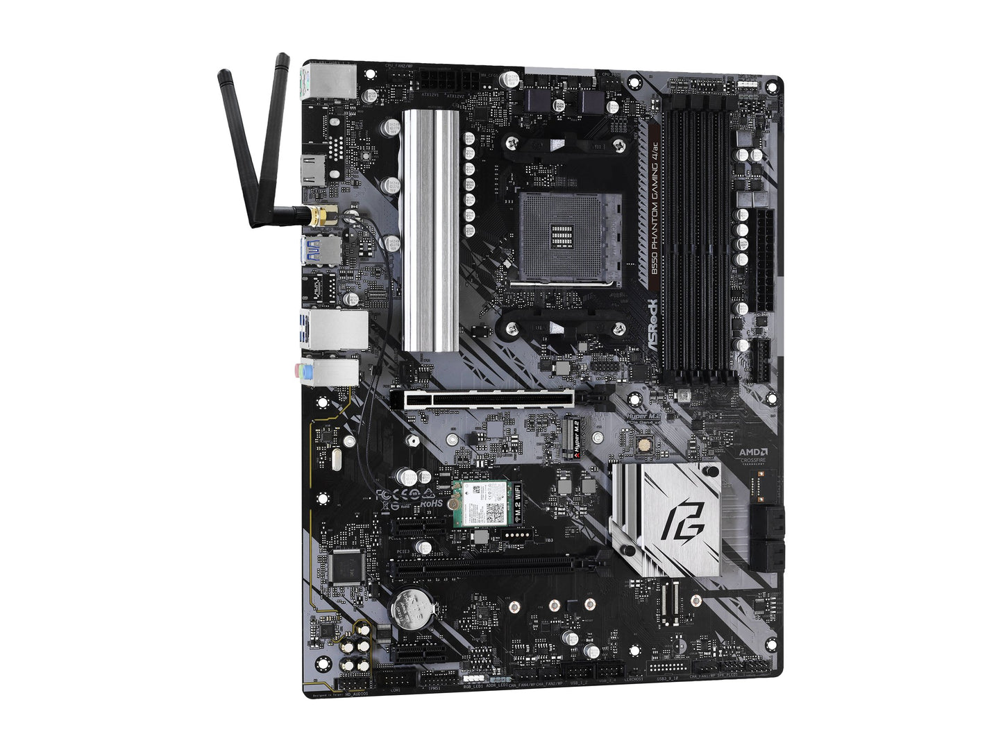 ASRock B550 Phantom Gaming 4 AM4 ATX Motherboard with WiFi