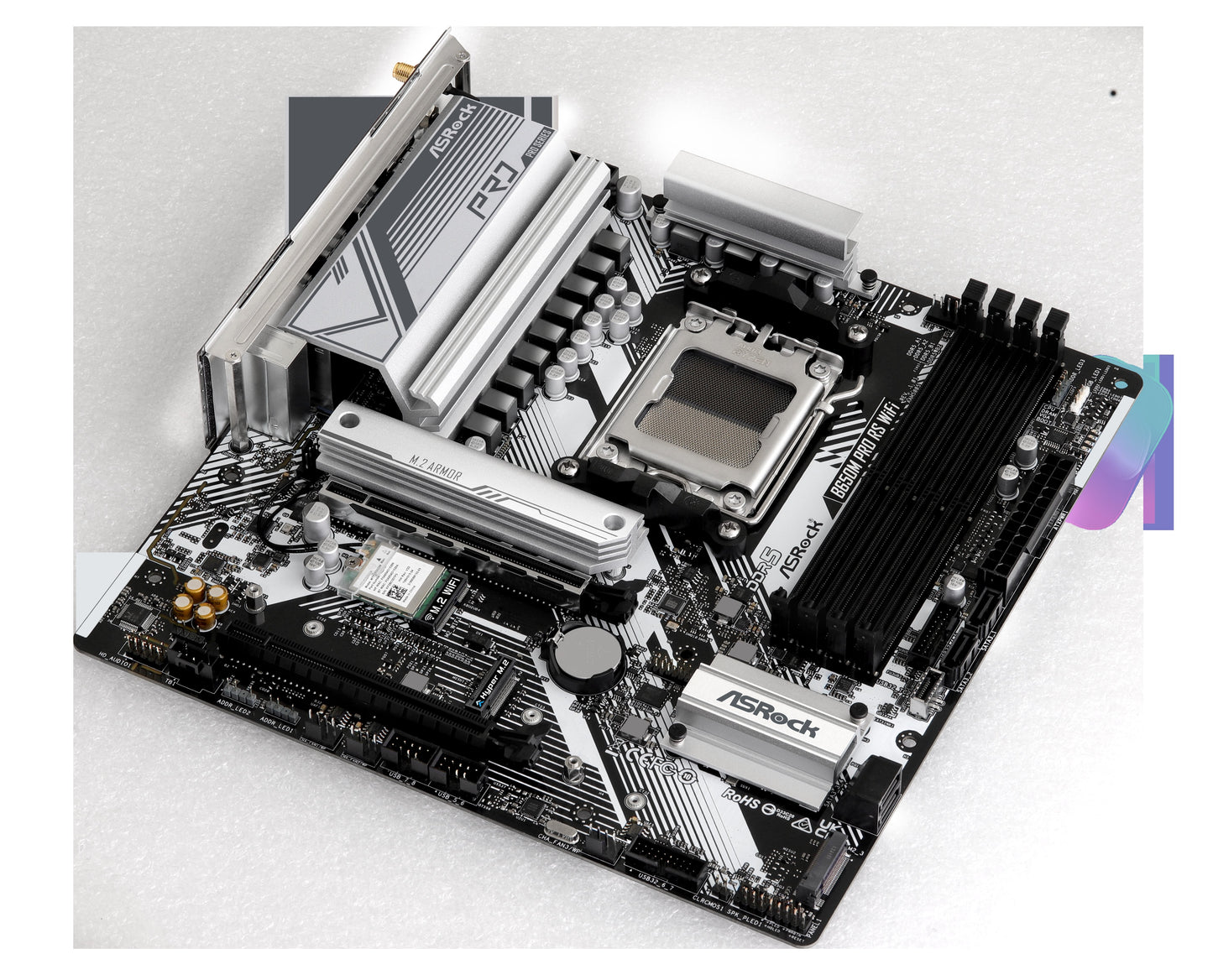 ASRock B650M Pro RS AM5 M-ATX Motherboard with WiFi 6E