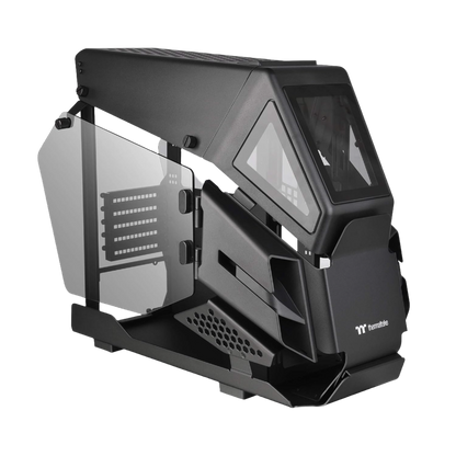 Thermaltake AH T200 Helicopter Style m-ATX Open-Frame Case w/ Tempered Glass Swing Door